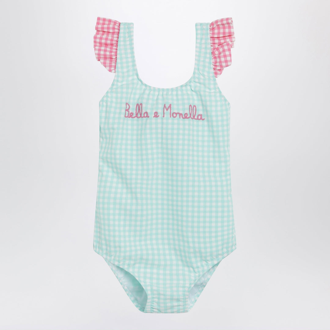 Apparel &amp; Accessories 8 MC2 Saint Barth - Bella e Monella swimsuit with Vichy pattern Brand