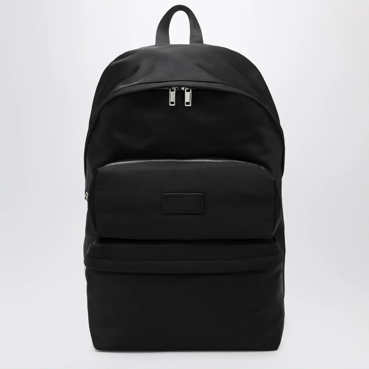 MM6 Maison Margiela - Numeric black nylon backpack Brand Apparel &amp; Accessories TU
