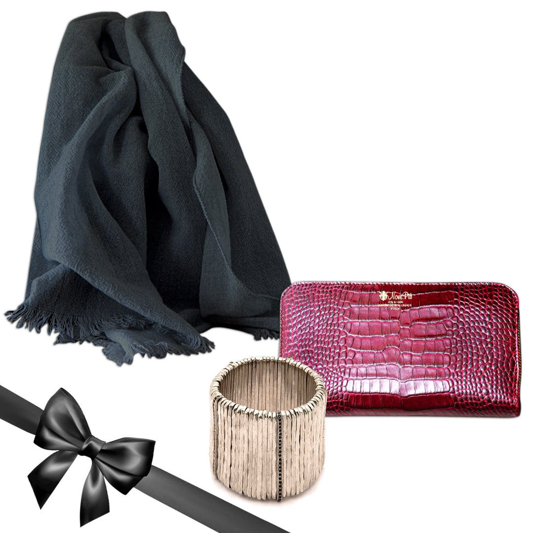 Italian Luxury Group Apparel & Accessories Mode Gift Set Burgundy Bemboka Giorà Brand