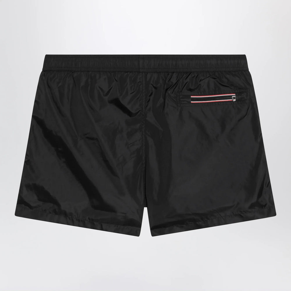 Moncler - Black swimsuit with logo patch Brand Apparel & Accessories