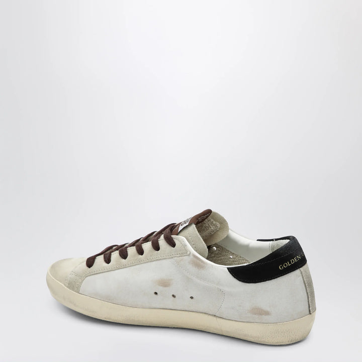 Golden Goose - Golden Goose Super-Star sneakers in white with animal-print star Brand Apparel &amp; Accessories > Shoes