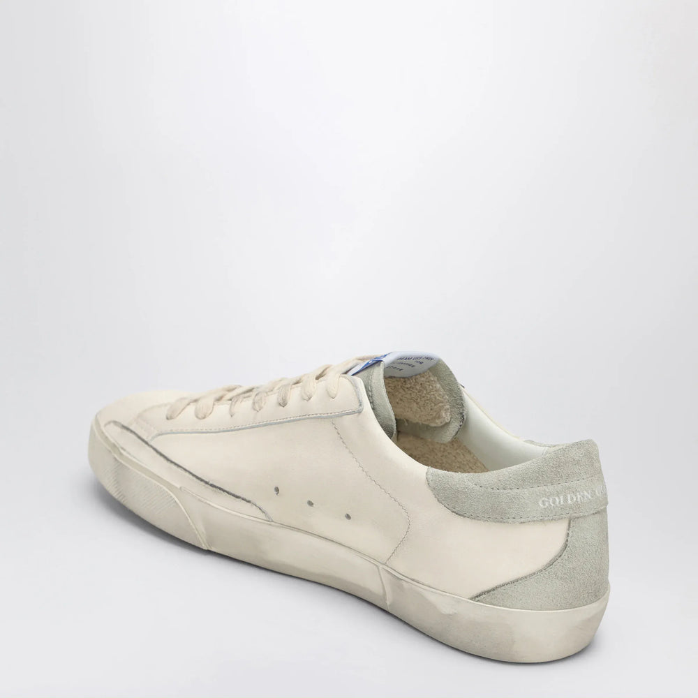 Golden Goose - White/Grey Super-Star Sneakers Brand Apparel & Accessories > Shoes