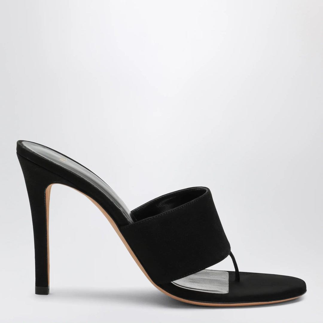Jude - Black nubuck leather thong sandals Brand Apparel &amp; Accessories > Shoes 36 IT