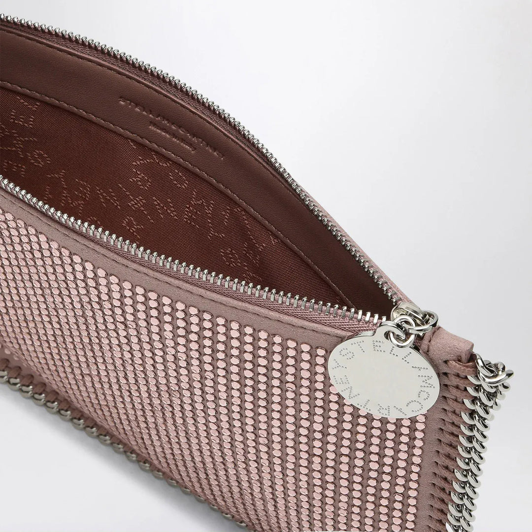 Stella McCartney - Falabella Pink Clutch Shoulder Bag with Rhinestones Brand Apparel &amp; Accessories TU