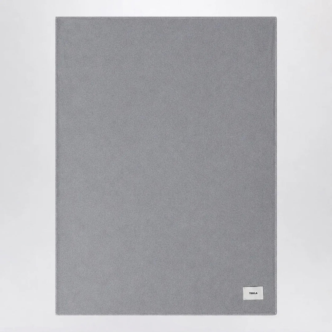 Tekla - Grey lambswool blanket Brand Apparel &amp; Accessories U