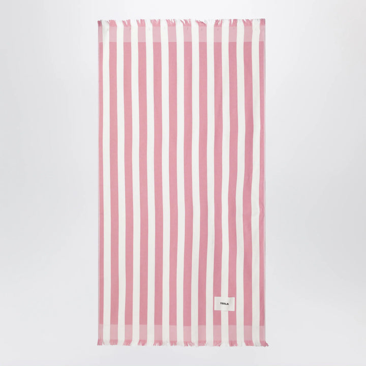 Tekla - Pink/white striped beach towel Brand Apparel &amp; Accessories TU