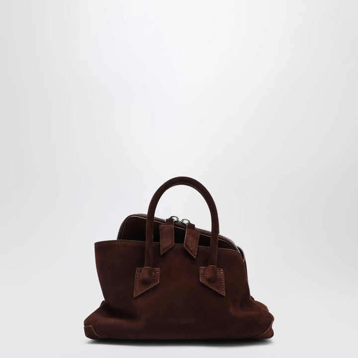 The Attico - Brown suede La Passeggiata Mini bag Brand Apparel &amp; Accessories U