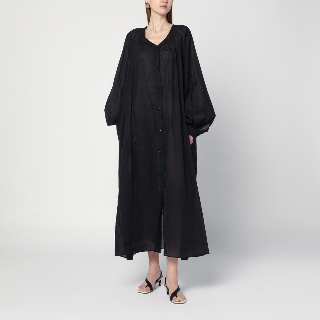 Apparel &amp; Accessories XS TheLatest - Loose black dress in cotton Brand