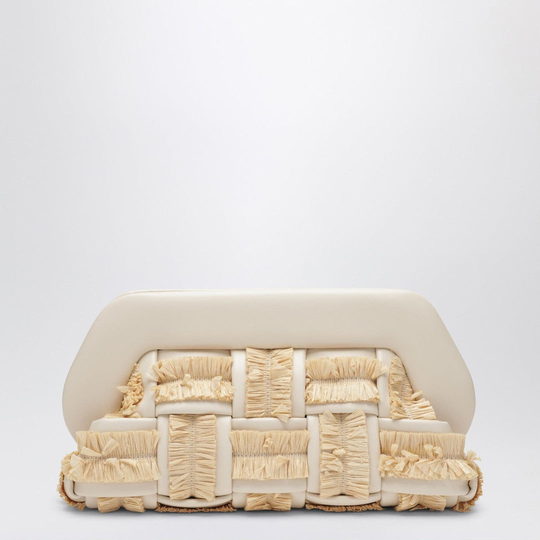 Apparel &amp; Accessories TU THEMOIRè - Tia clutch in butter color with raffia inserts Brand