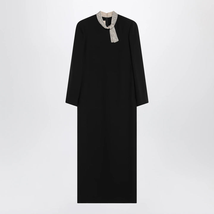 Valentino - Black silk Cady Couture dress Brand Apparel &amp; Accessories 42  IT