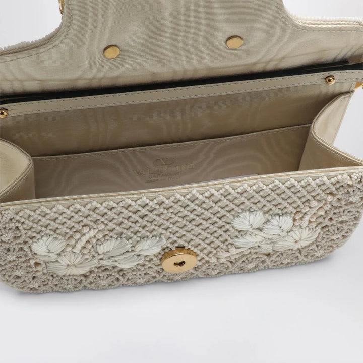 Valentino Garavani - Small Locò bag with VLogo Signature jewel Brand Apparel &amp; Accessories TU
