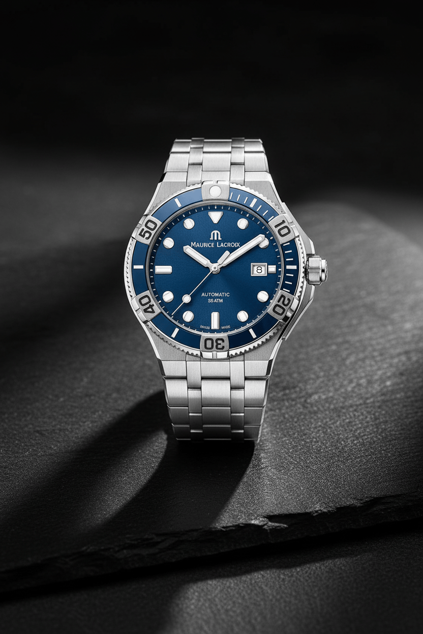 Maurice Lacroix AIKON Venturer 43mm Blue Dial Brand Automatic Watches
