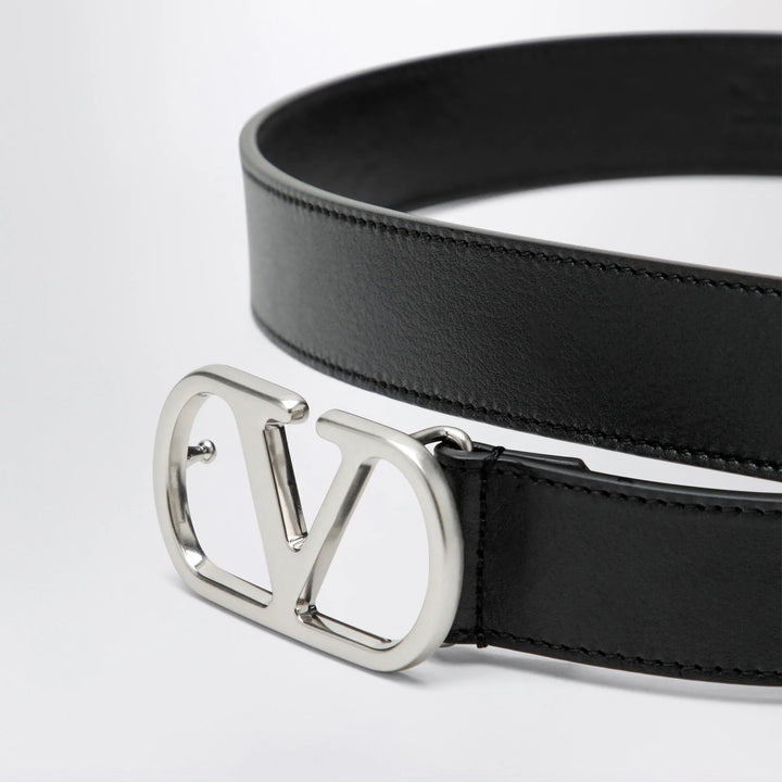 Valentino Garavani - Black VLogo Signature belt Brand Belts 100 EU