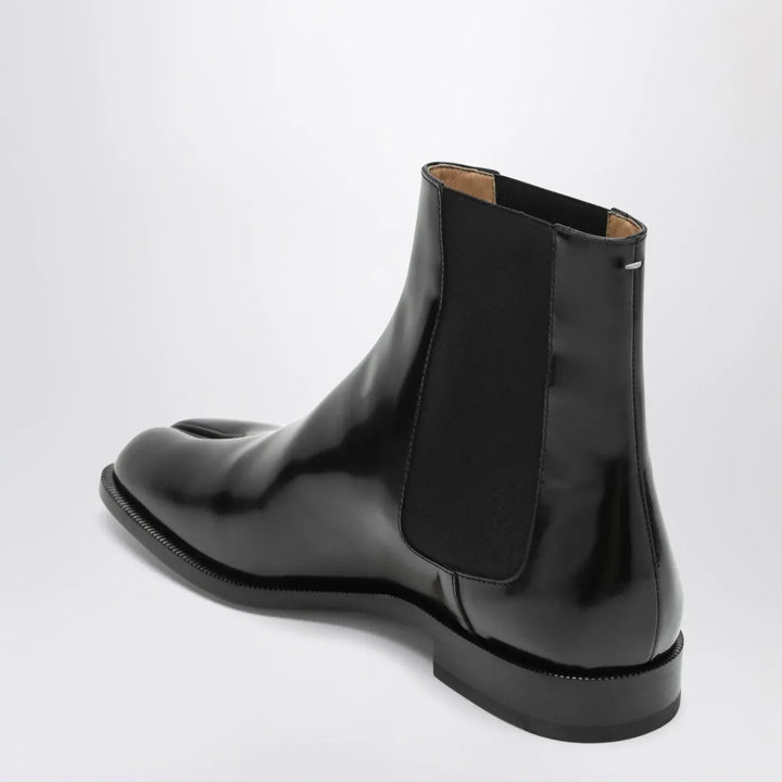 Maison Margiela - Black Tabi Chelsea Ankle Boots Brand Boots 45 IT