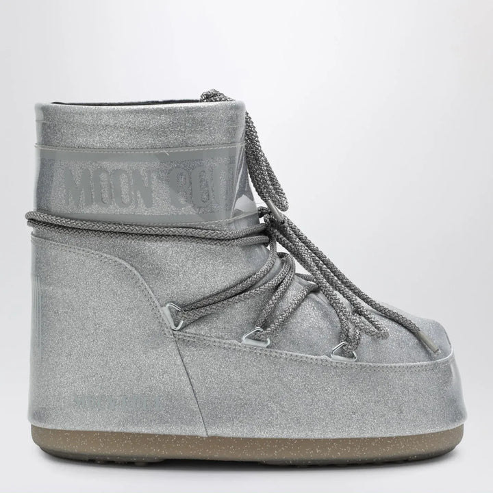 Moon Boot - Silver Icon Low boots with glitter Brand Boots 36/38