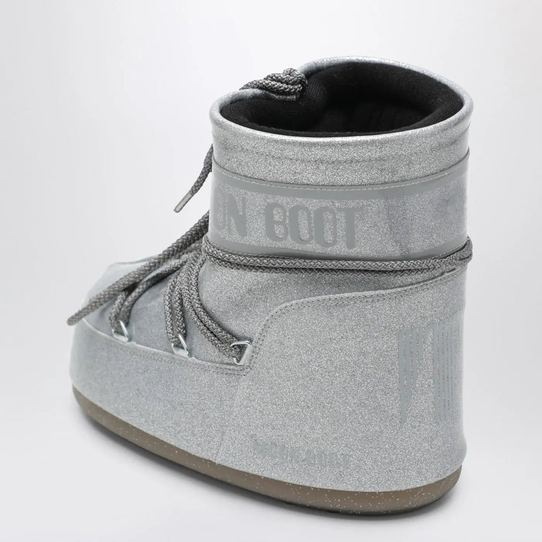 Moon Boot - Silver Icon Low boots with glitter Brand Boots 36/38