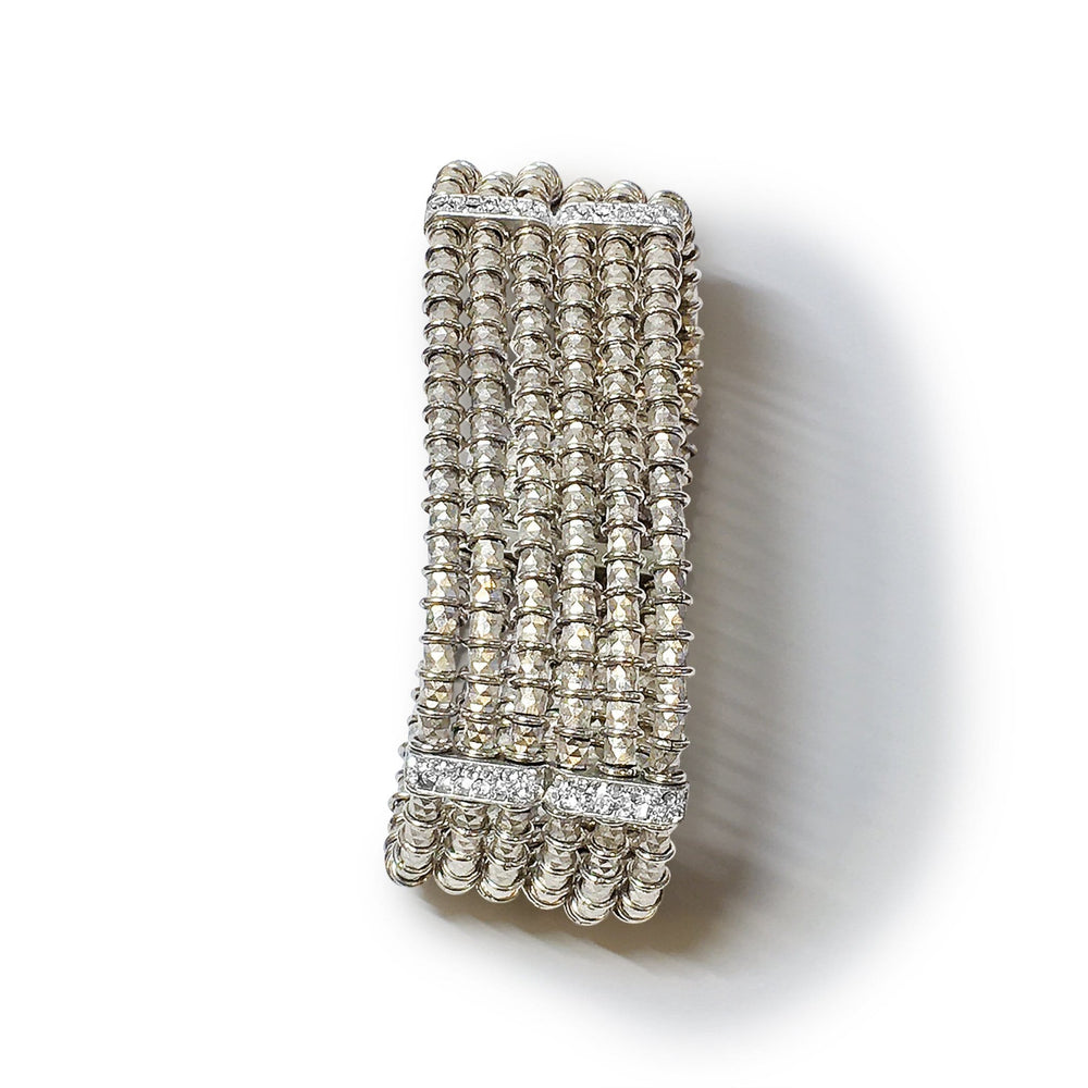 Giora Bracelet Giora' Clavdia Bracelet with Swarovski Crystal Rhodium Clavdia Bracelet By Giovanna Raspini Italian Jewellery Designer Giora' Brand