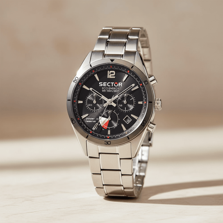 Sector 770 Solar Silver Chronograph Brand Chronograph Watches