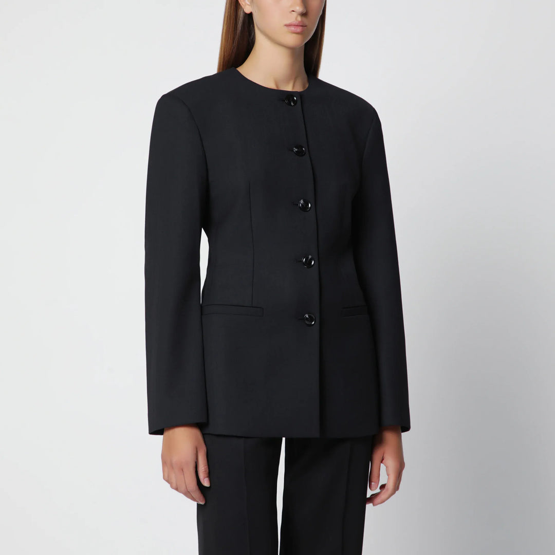 ANINE BING - Black Huda jacket in a wool blend Brand Coats &amp; Jackets 34  FR