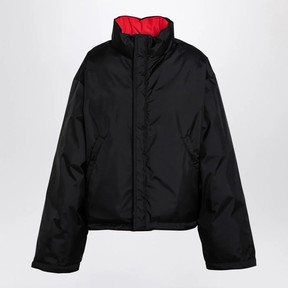 Balenciaga - Reversible red and black down jacket in technical twill Brand Coats & Jackets 2