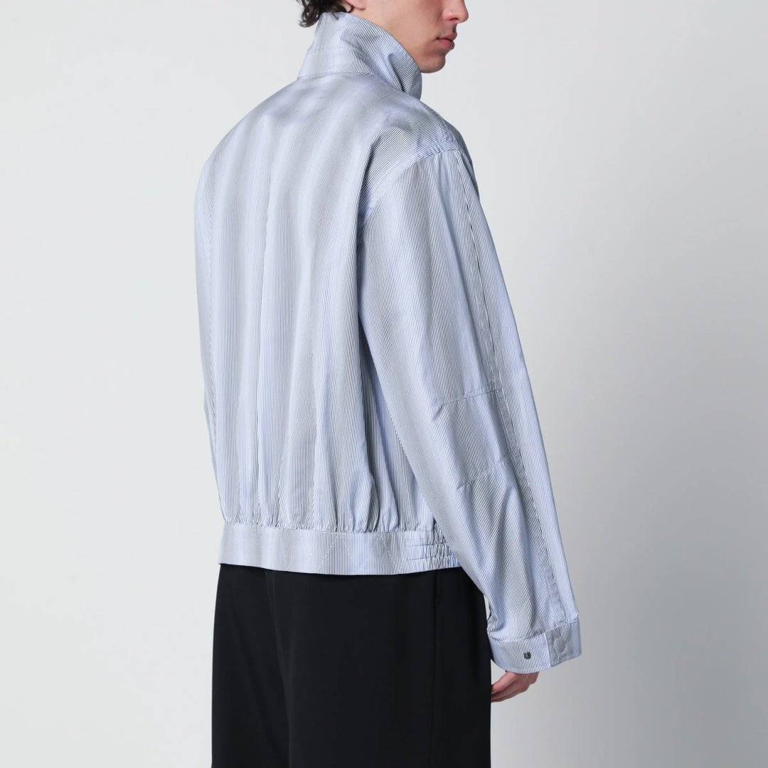 Dries Van Noten - Textured striped zip jacket Brand Coats &amp; Jackets