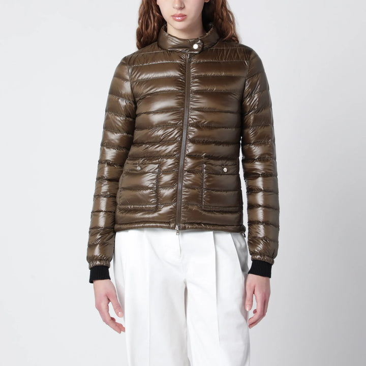 HERNO - Military Green Ultralight Nylon Bomber Jacket Brand Coats &amp; Jackets 40  IT