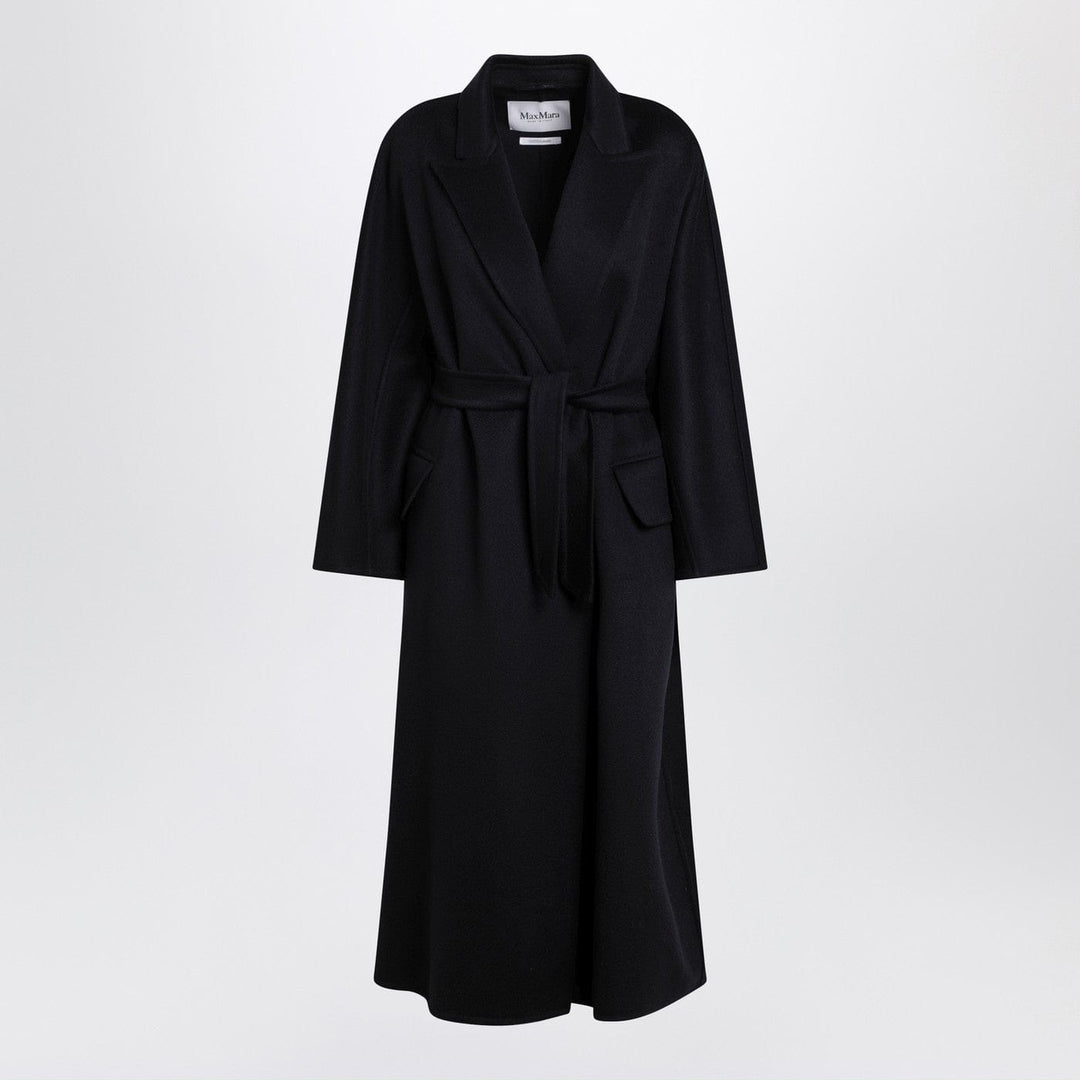 Coats &amp; Jackets Max Mara - Navy cashmere wrap coat Brand