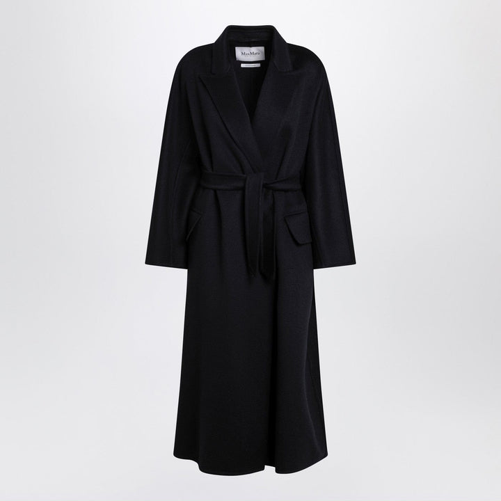 Coats &amp; Jackets Max Mara - Navy cashmere wrap coat Brand