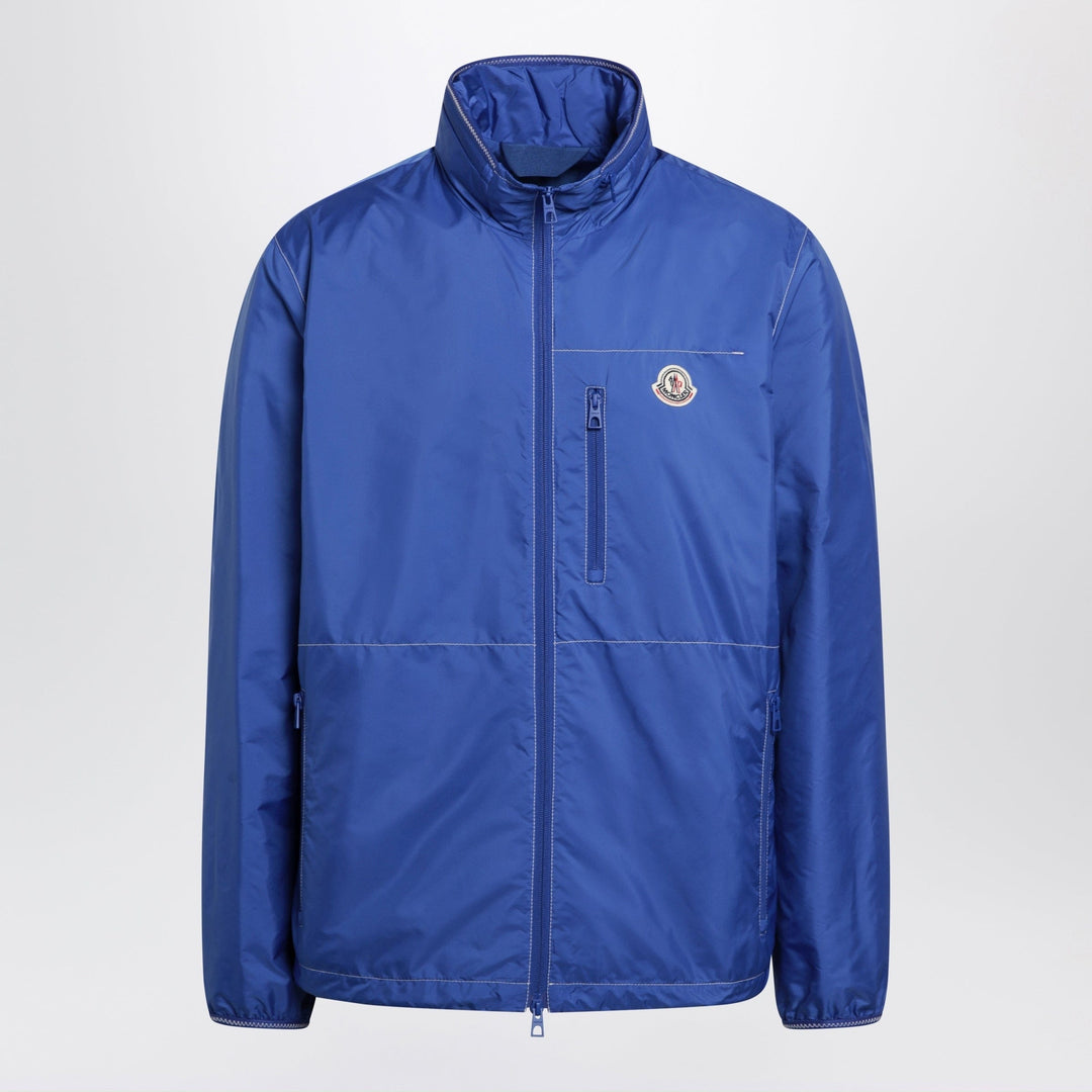 Coats & Jackets Moncler - Arrakis rainwear jacket in bright blue with removable hood Brand