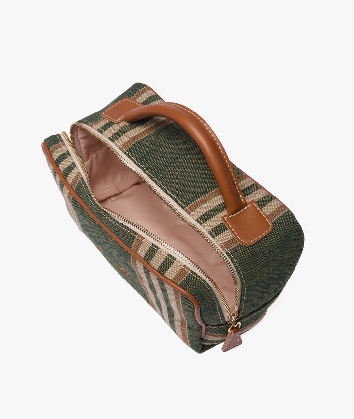 Cosmetic &amp; Toiletry Bag My Style Bags Berkeley Antibes Beauty Case in Myrtle Green Brand