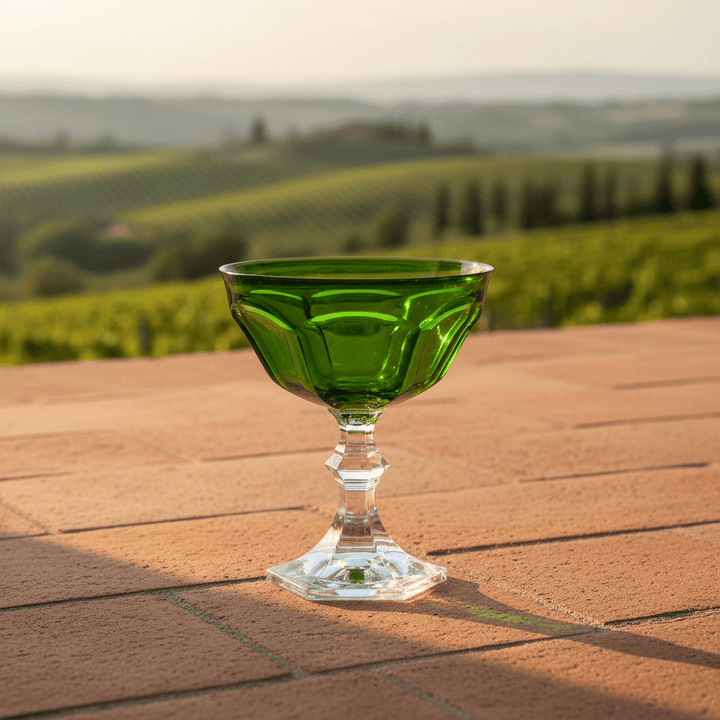 Mario Luca Giusti Dessert Cup Set of 2 Green Brand Dessert Cup
