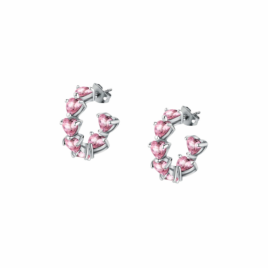 Chiara Ferragni earring Chiara Ferragni Diamond Heart Fairytale Hoop Earrings Brand