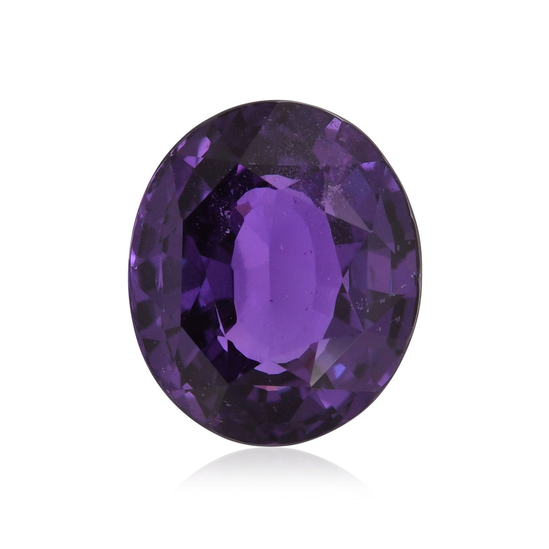 8.00 Carat Purple  Oval Sapphire GIA Brand Gemstone