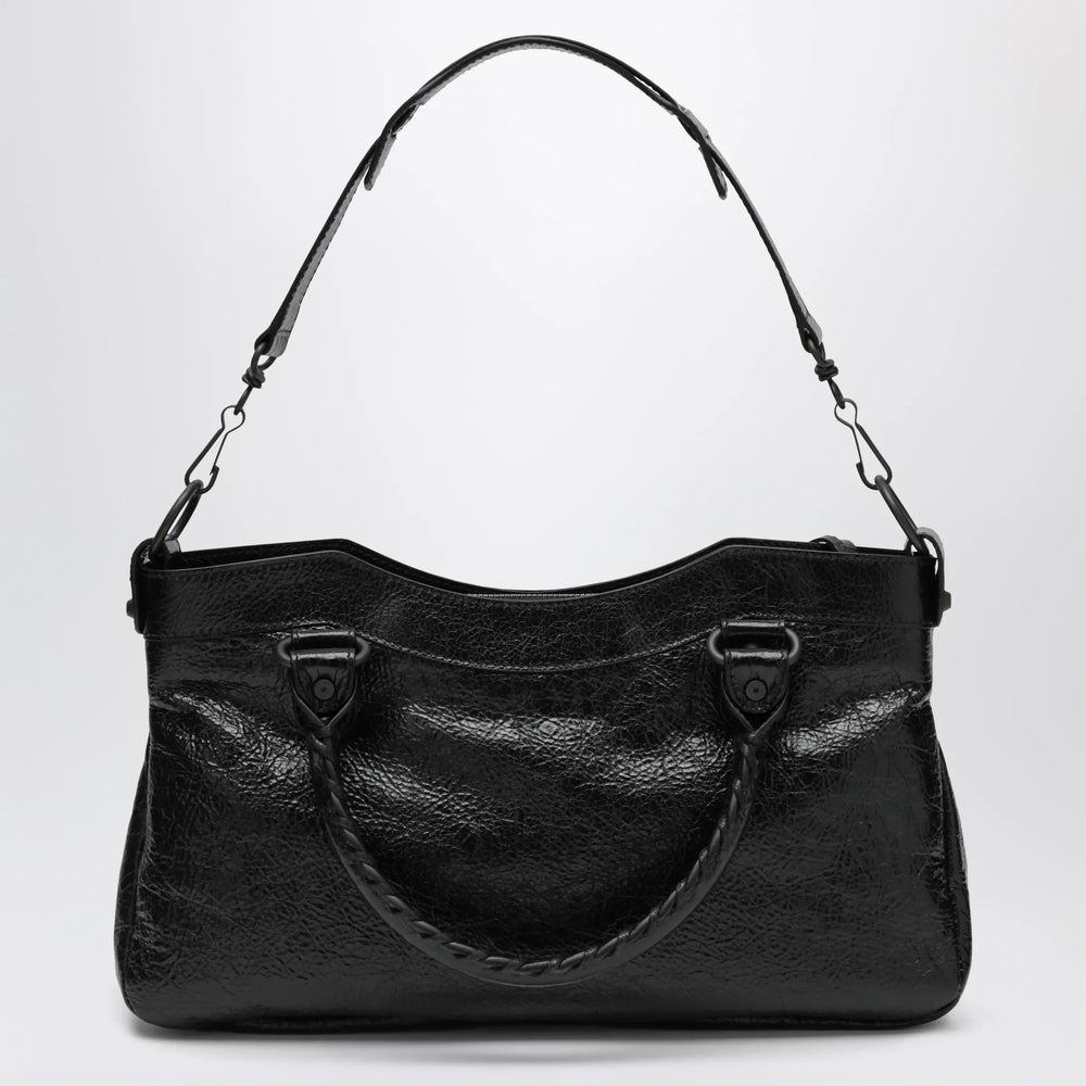 Balenciaga - Le City First lambskin leather handbag in black Brand Handbag U
