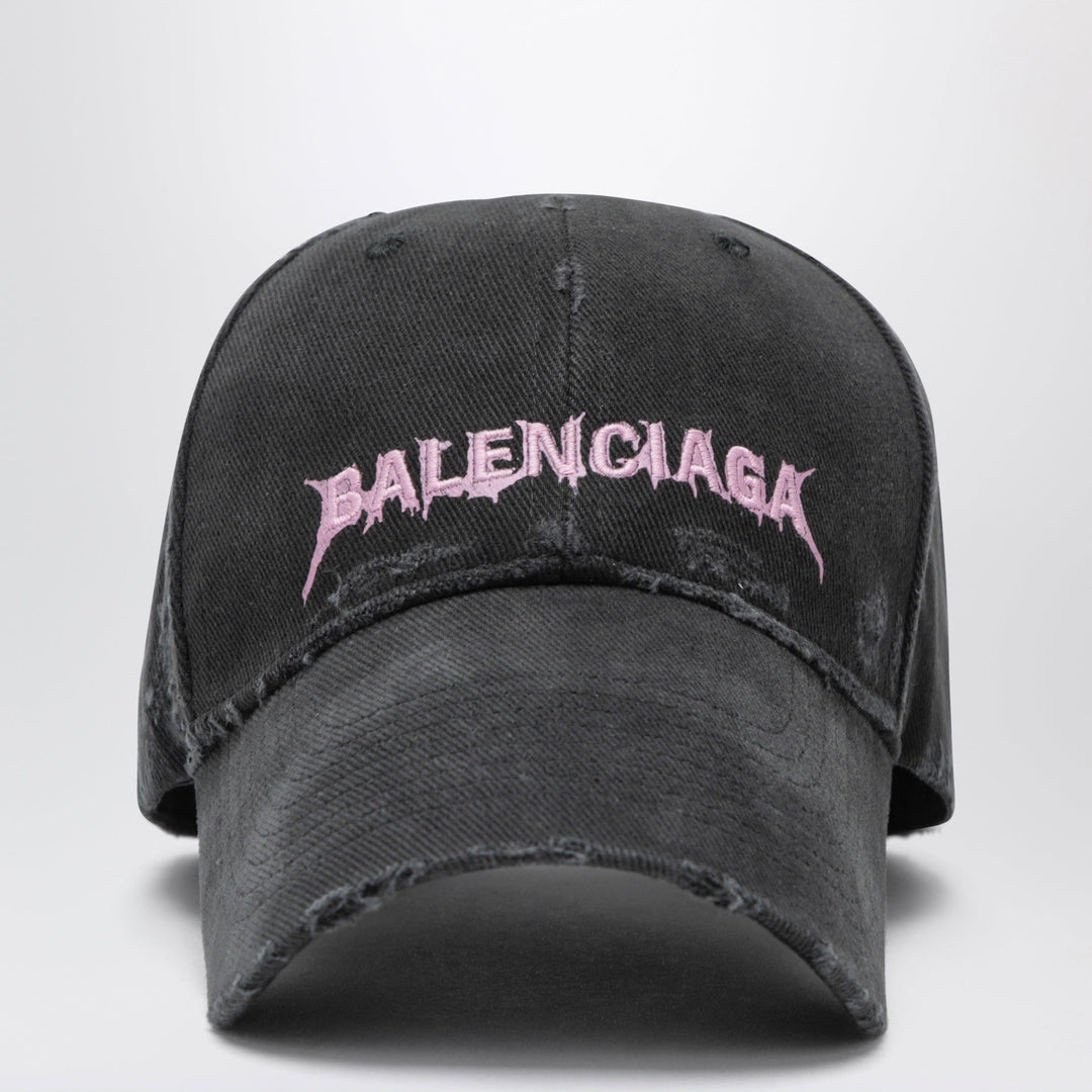Hats Balenciaga - DIY Balenciaga Back baseball cap in cotton drill, black Brand