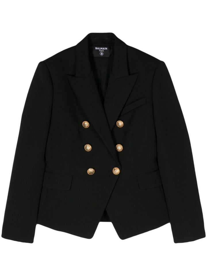 Balmain Jackets 40 Balmain Wool Twill Blazer Balmain Black Wool Twill Blazer Brand