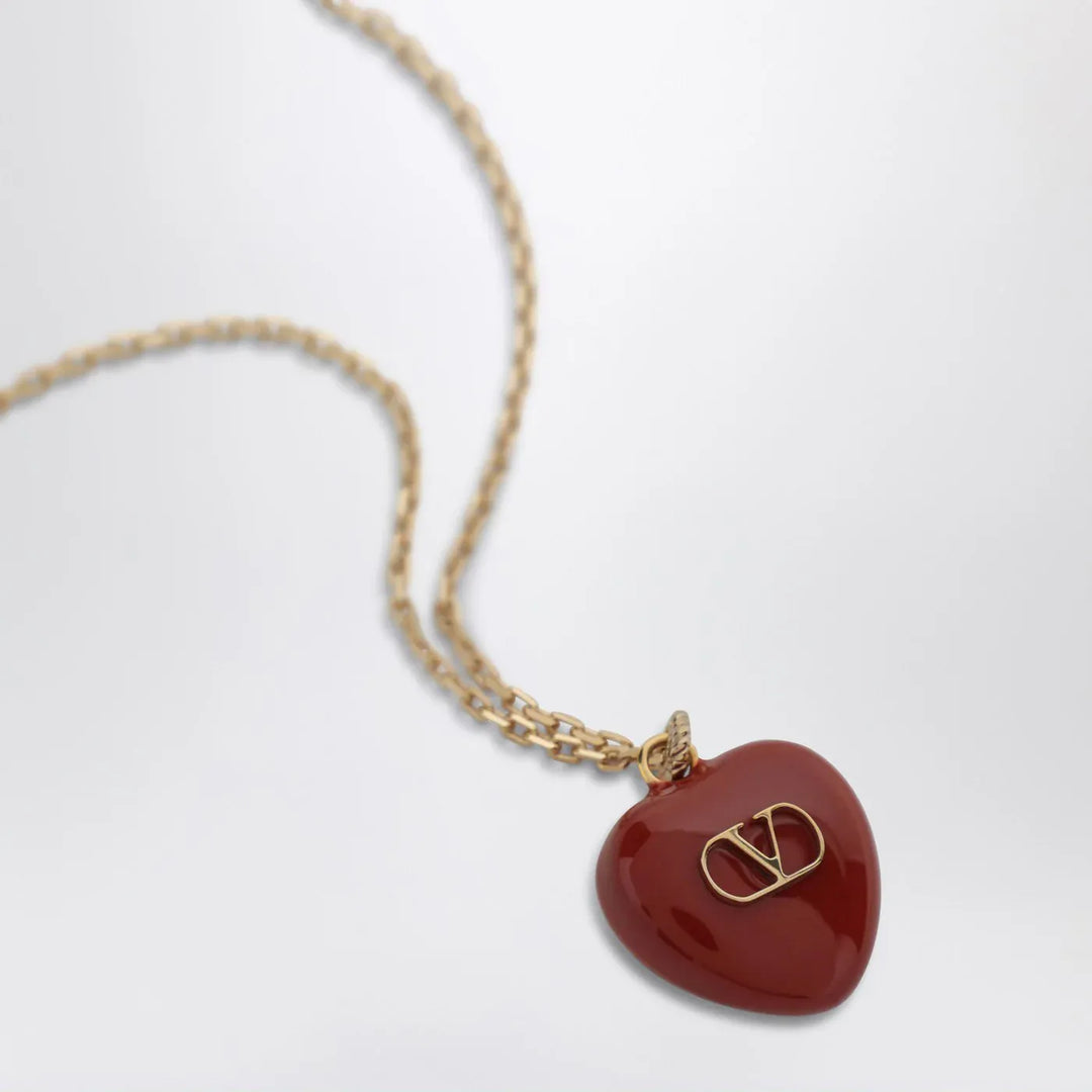 Valentino Garavani - Coeur Royal red necklace Brand Jewelry U