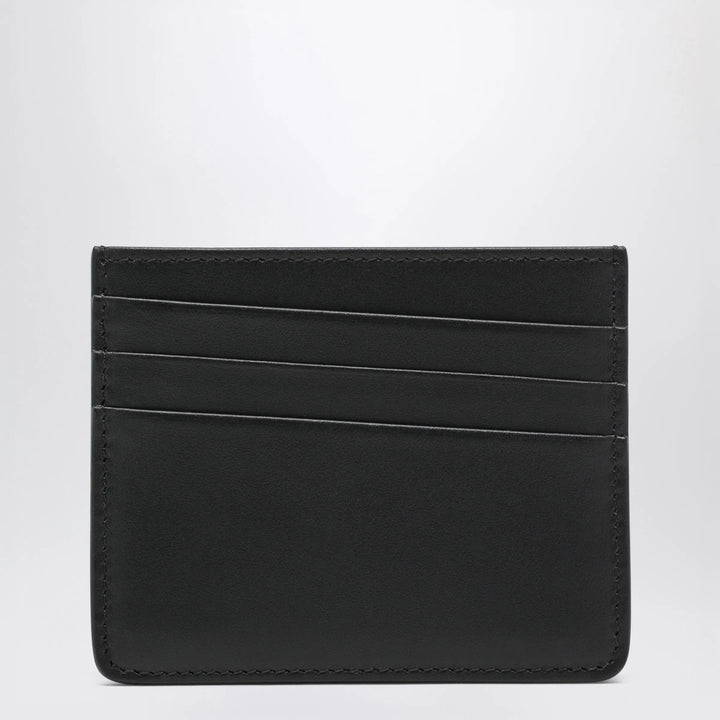 Maison Margiela - Four Stitches Card Holder in Black Calf Leather Brand U