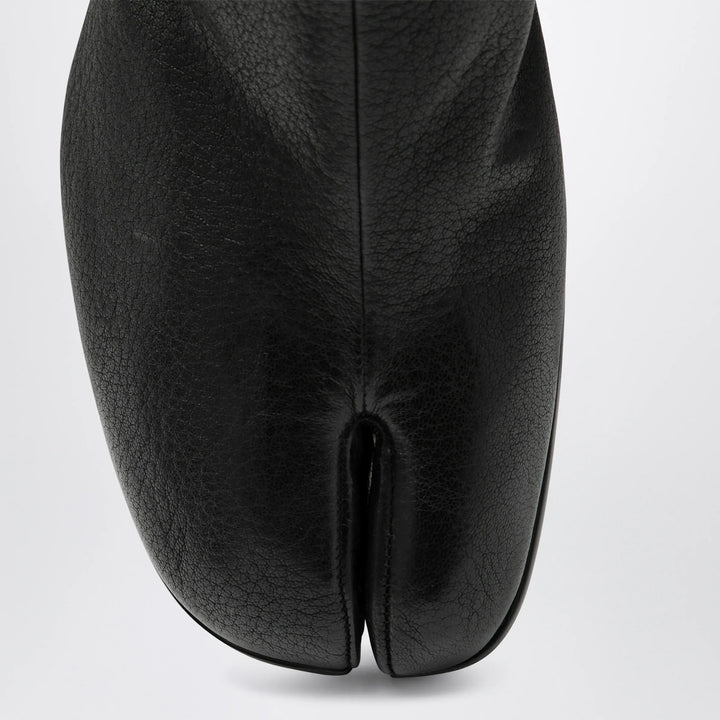 Maison Margiela - Tabi leather ankle boots in black Brand