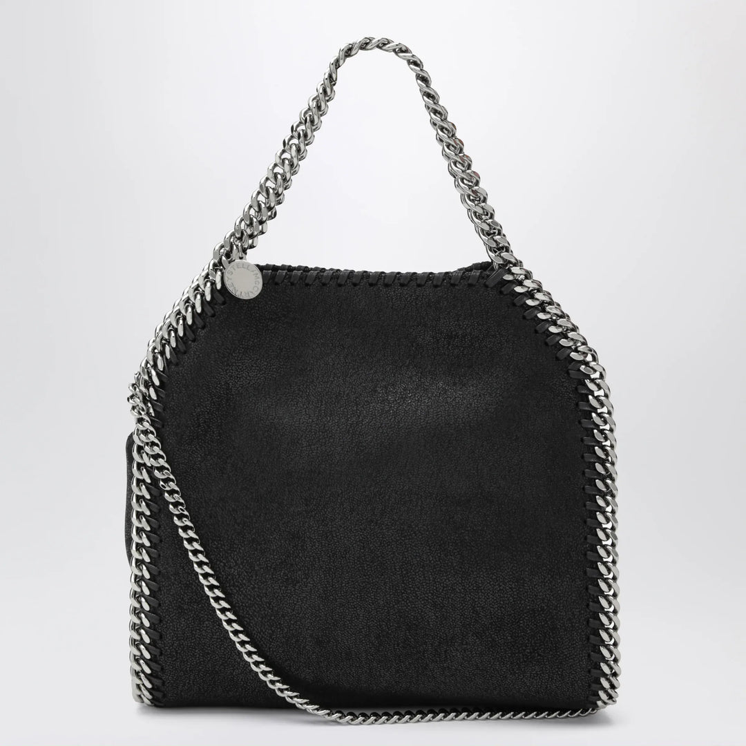 Stella McCartney - Falabella Mini Tote bag in black/silver Brand Mini Bag U