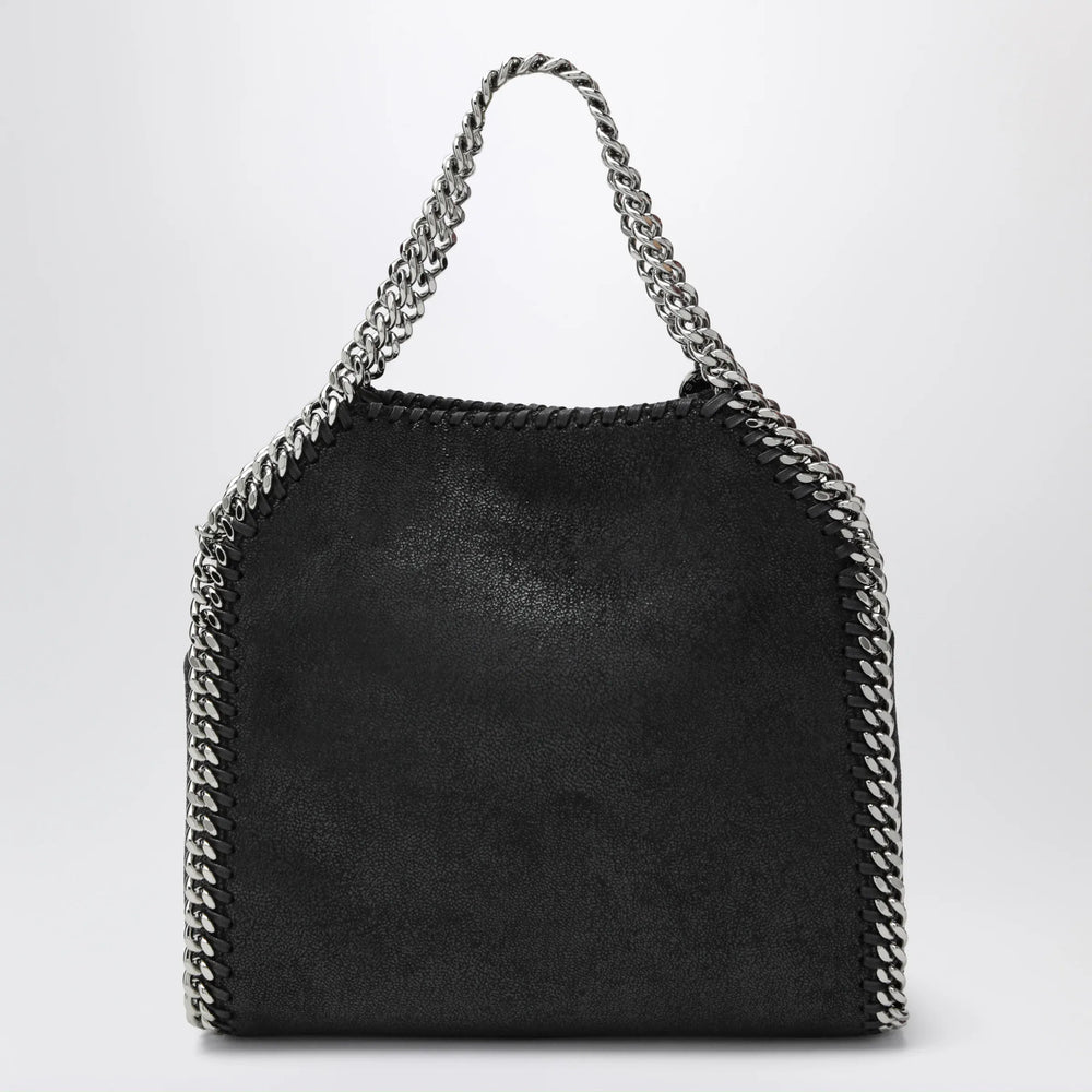 Stella McCartney - Falabella Mini Tote bag in black/silver Brand Mini Bag U
