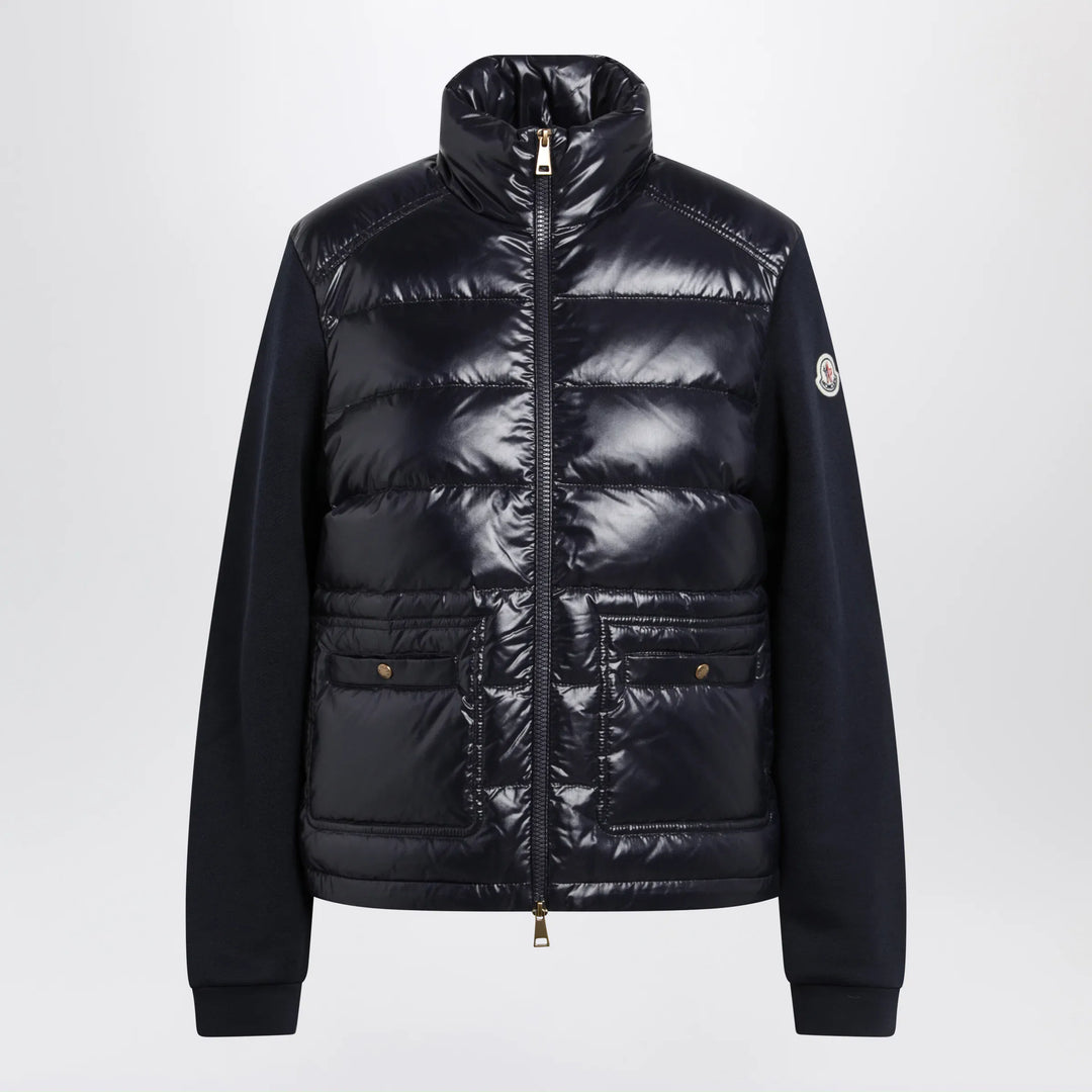 Moncler - Navy Padded Zip-Up Sweatshirt Brand S