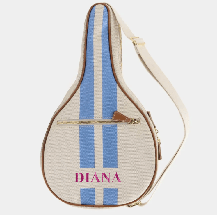 My Style Bags College Padel Racket Bag -  12nt Stripes Light Blue Brand Padel Bag