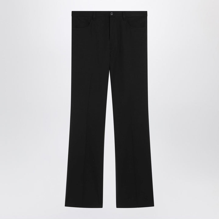 Pants 50 IT Balenciaga - Black regular fit tailored trousers Brand