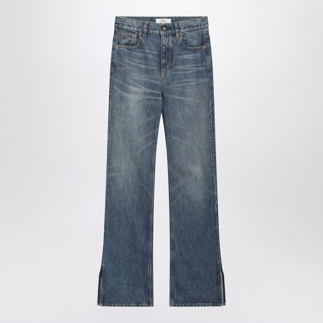 Pants Blue jeans with slits Brand