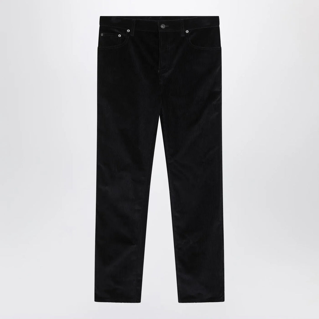 Burberry - Dark blue cotton corduroy trousers Brand Pants 30