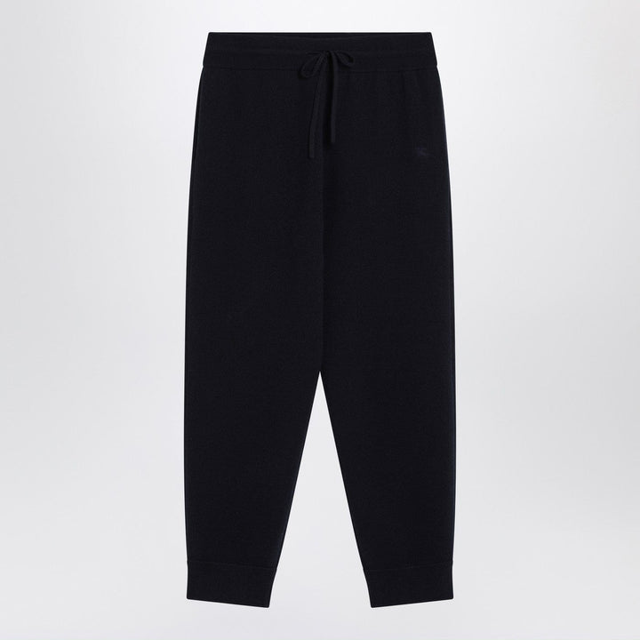 Pants Burberry - Navy blue cashmere-blend jogging pants Brand