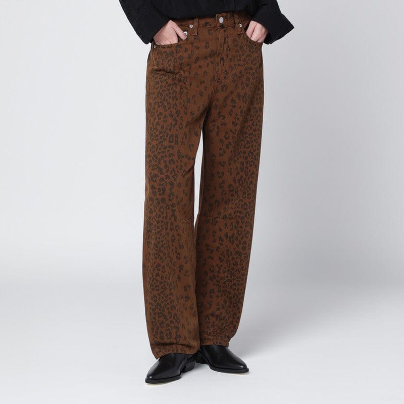 Pants Citizens of Humanity - Relaxed Miro jeans with cheetah print - 28 Brand
