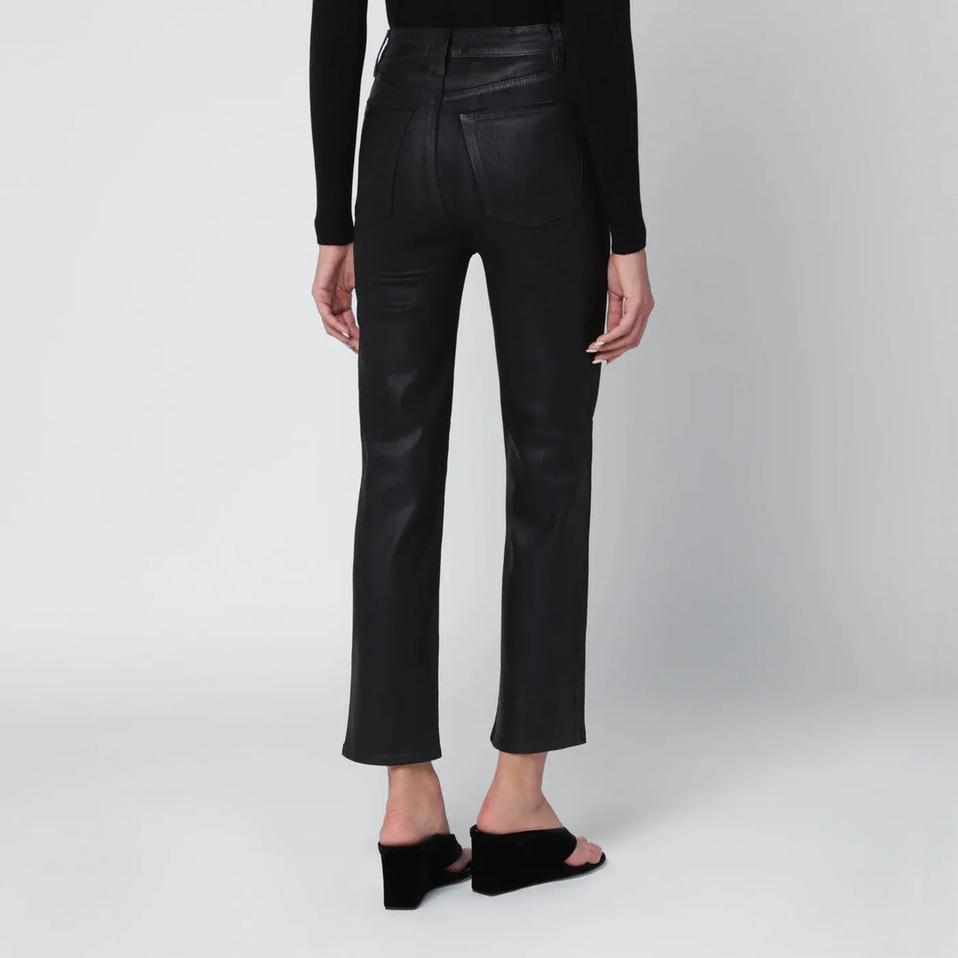 Frame - Black Le Sleek Straight trousers Brand Pants