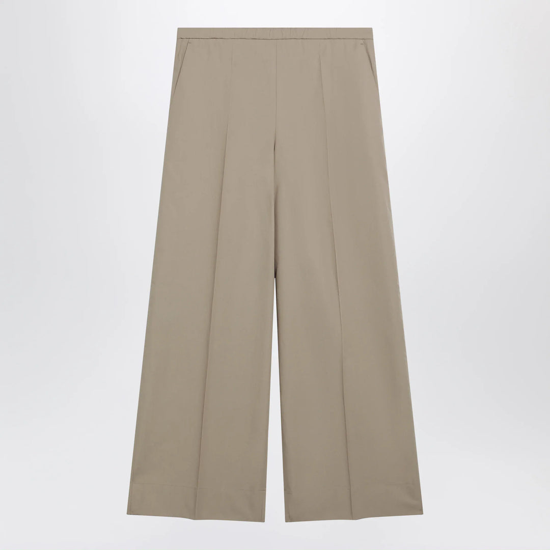 Moncler - Beige cotton trousers Brand Pants 38  IT